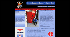 Desktop Screenshot of opensesamedoor.com